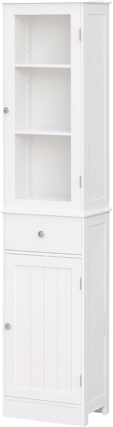NRANTUM kleankin Slim Bathroom Storage Cabinet, Tall Bathroom Cabinet