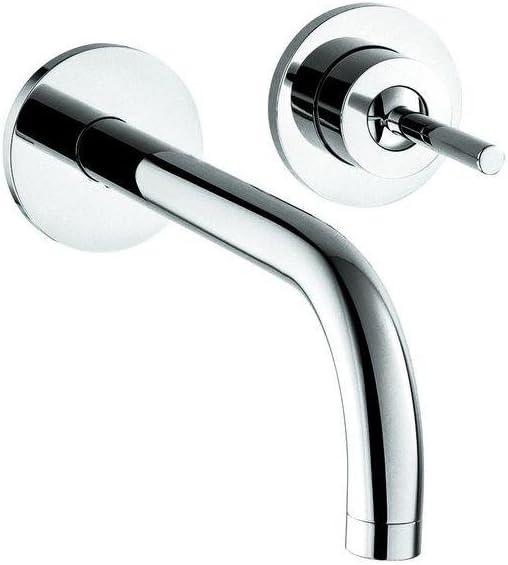 Eco-Friendly Brushed Nickel Wall-Mounted Modern Faucet