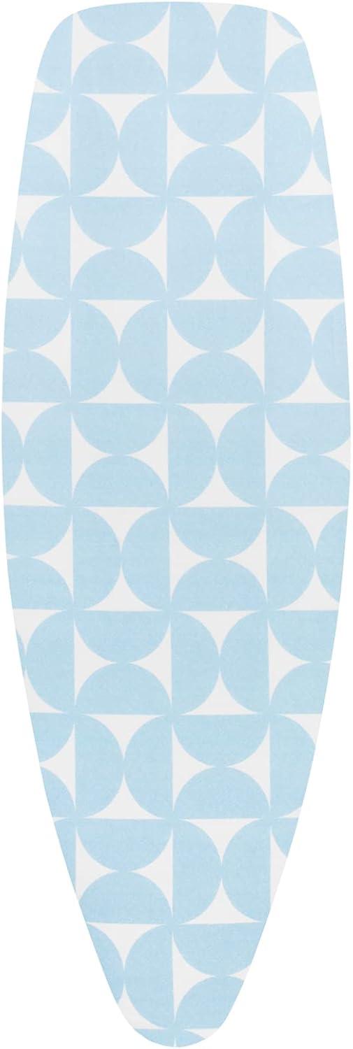 Brabantia Size D (53 x 18 inches) Replacement Ironing Board Cover with Durable Foam Layer (Fresh Breeze) Easy-Fit, 100% Cotton