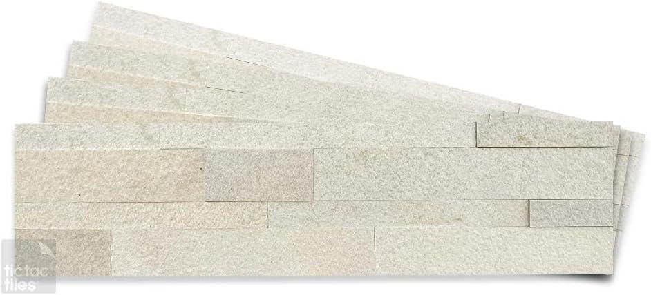 6'' W x 24'' L Natural Stone Peel and Stick Mosaic Tile