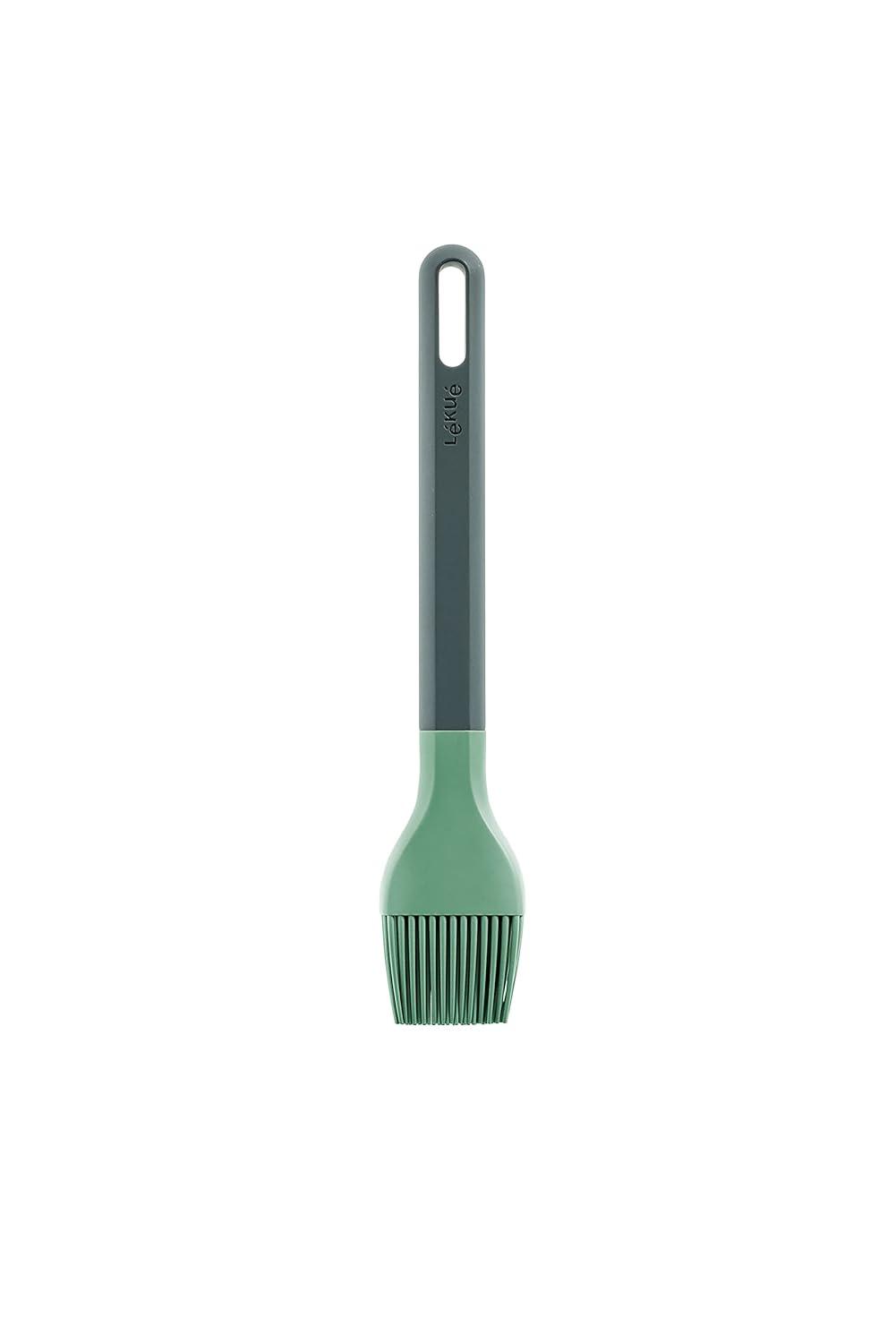 Lekue Silicone Basting and Pastry Brush, Green