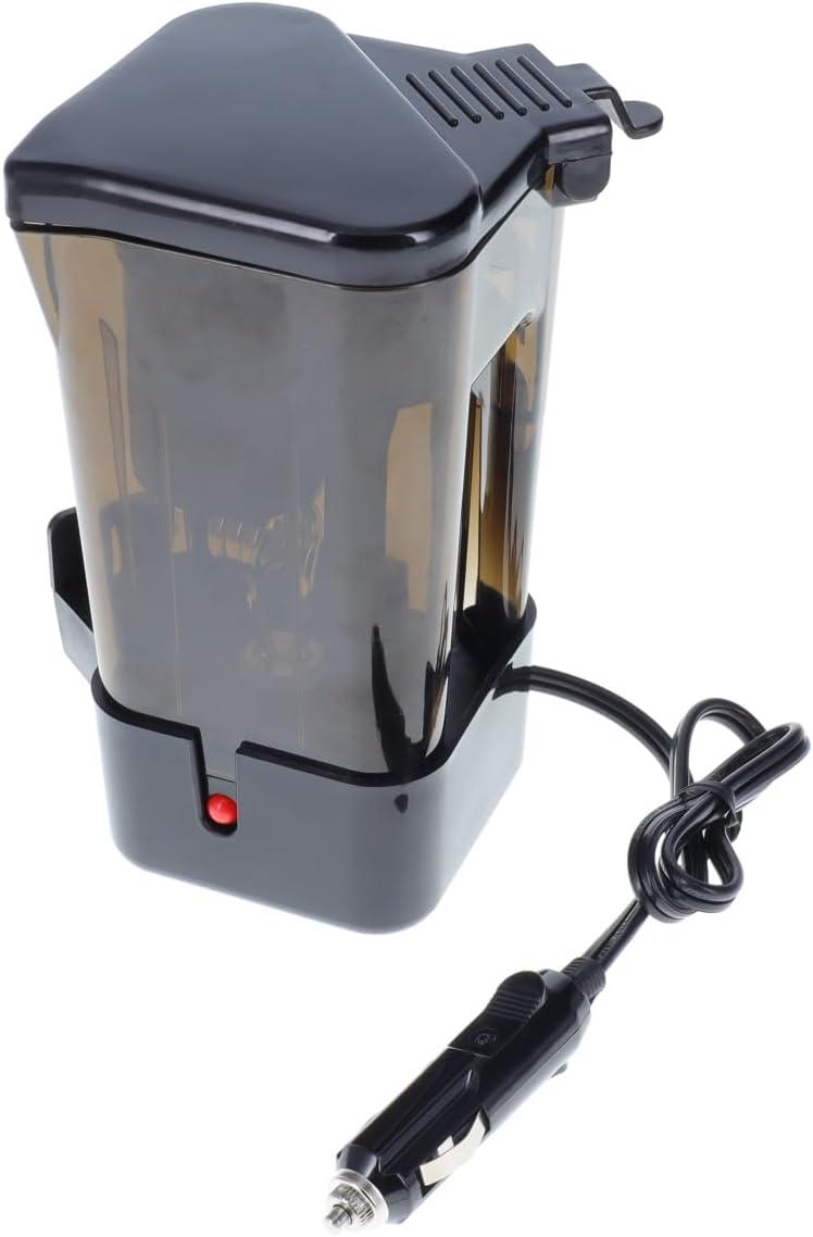 RoadPro 12V 13.5-Ounce Smart Pot II RP5027S - Electric Hot Pot Travel Kettle Tea Portable Water Boiler DC Electric Kettle for Car Truck Van - Clear