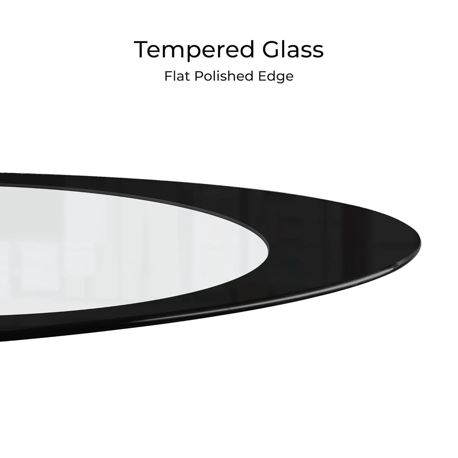 Orren Ellis Glass Top Coffee Table