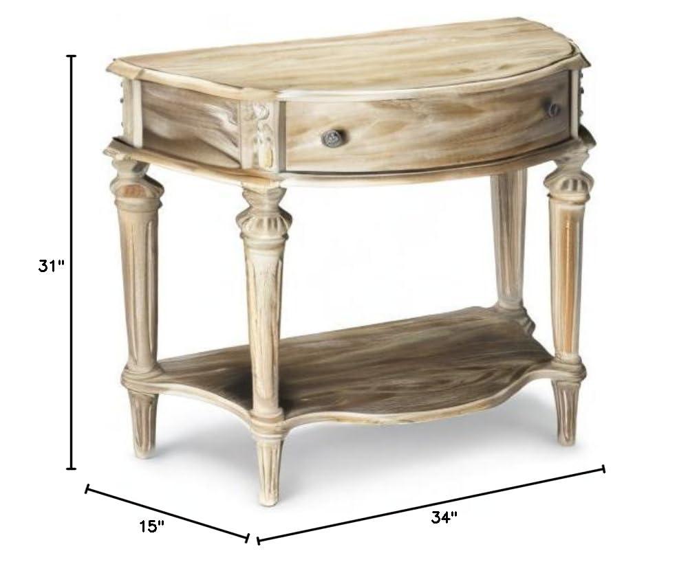 Butler Specialty Masterpiece Halifax Console Table In Driftwood
