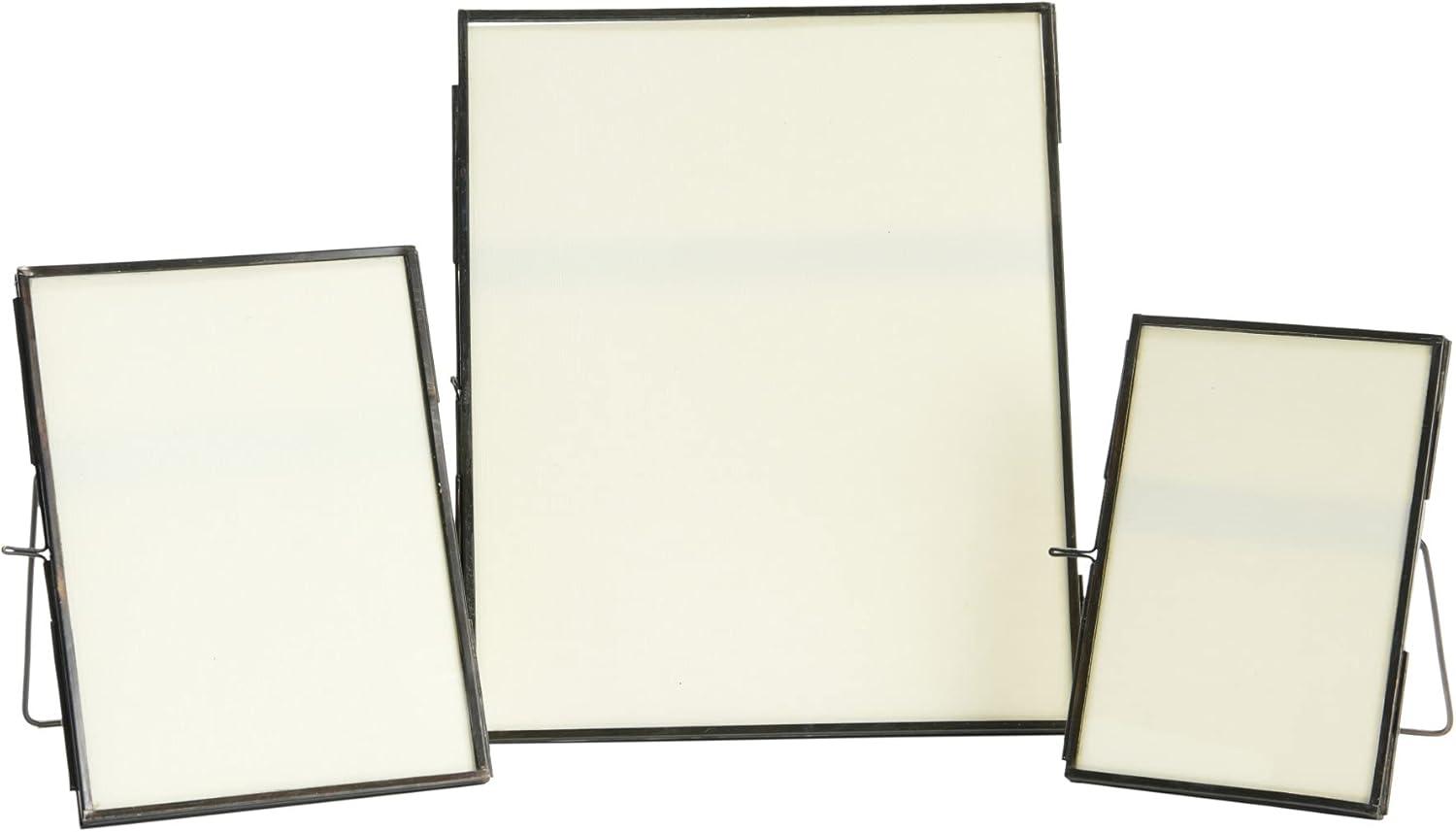 Creative Co-Op Metal Framed Photo Frames, Set of 3