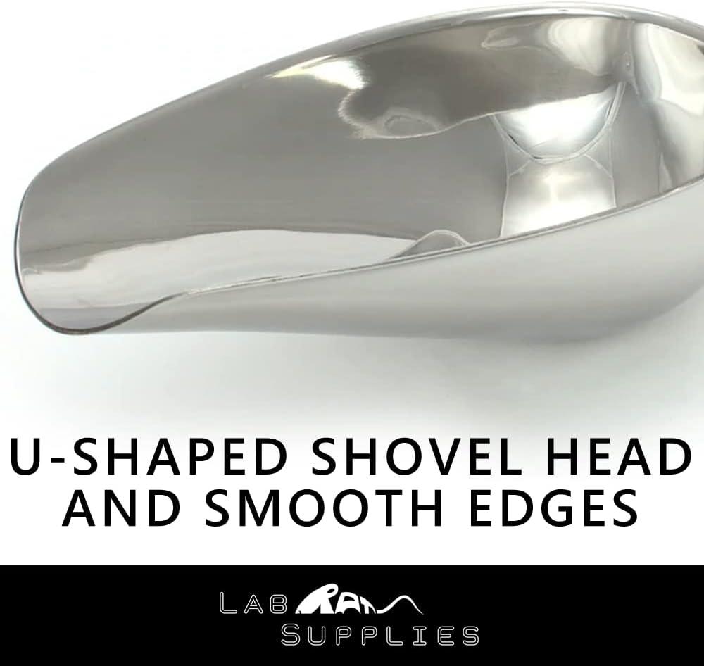 5 oz Stainless Steel Scoop, 8.25” Long by 2.75”  | Dishwasher Safe!