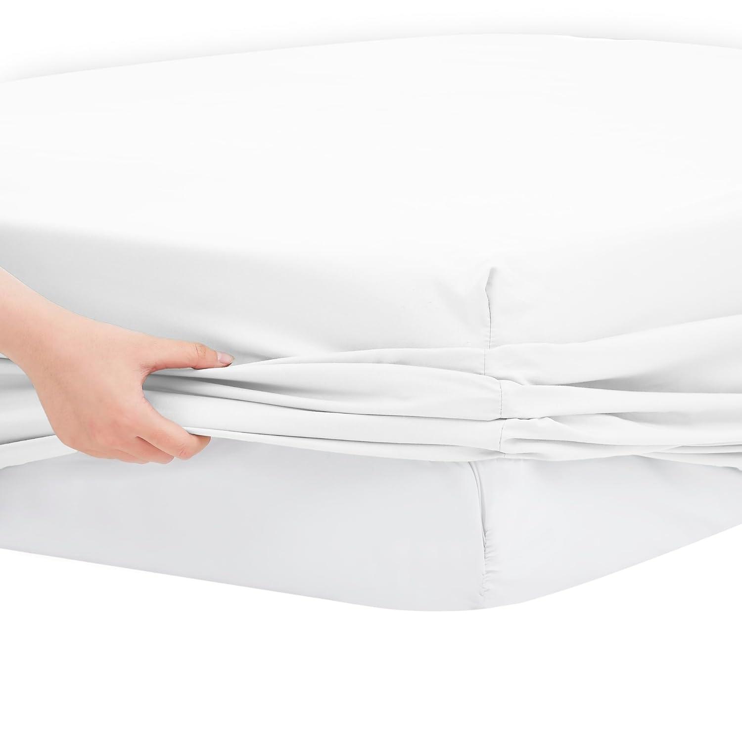 Modern Threads Modern Threads 6-Piece Bed Sheet Set, Deep Pocket, Ultra Soft Microfiber, Cool & Breathable