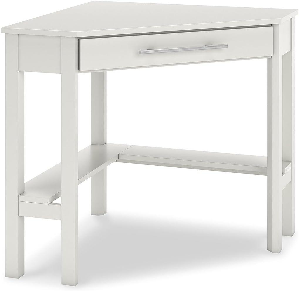 Keyiona Corner Solid Wood Base Writing Desk