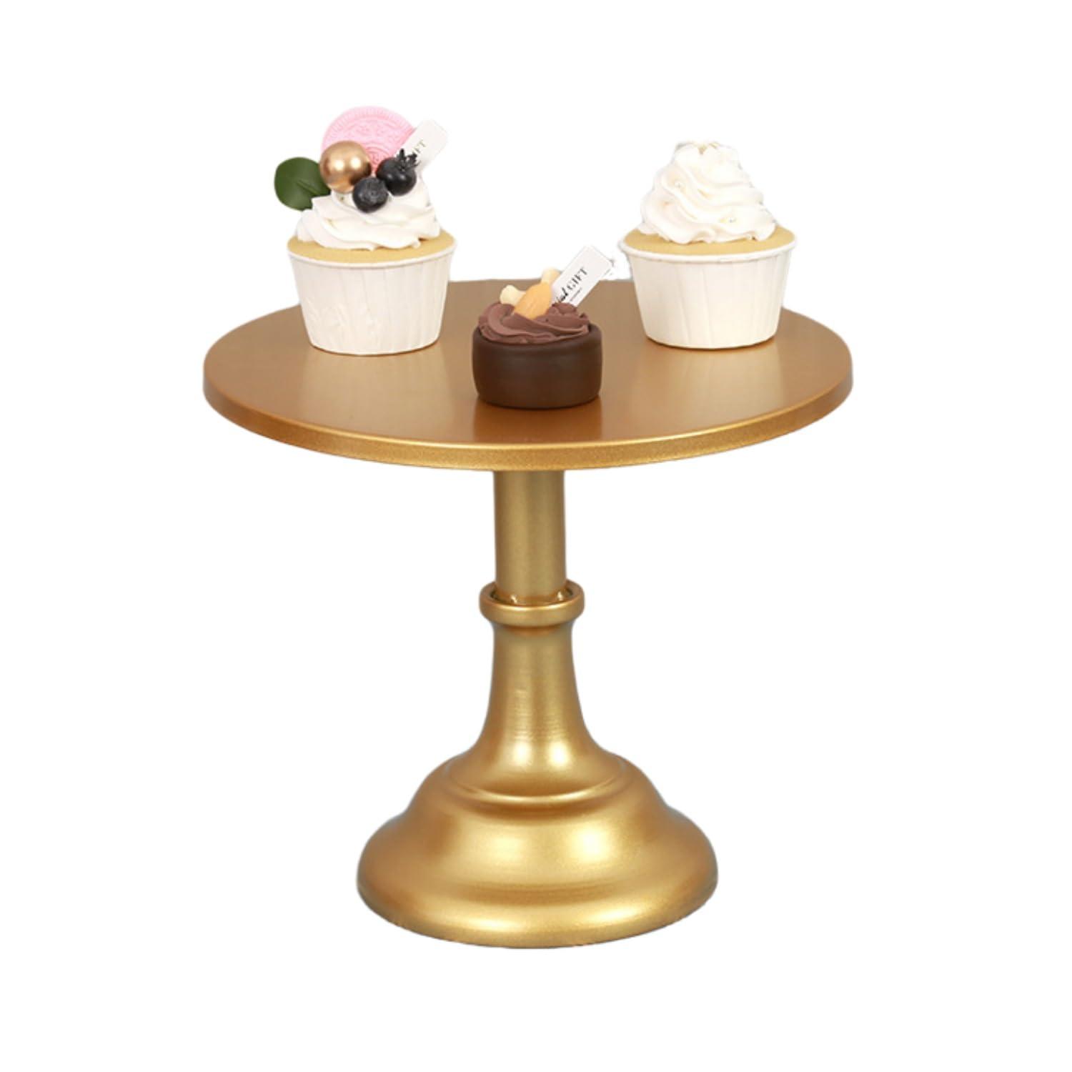 AMIENIV Iron Baby Shower Cake Stand, Gold (3 Count)