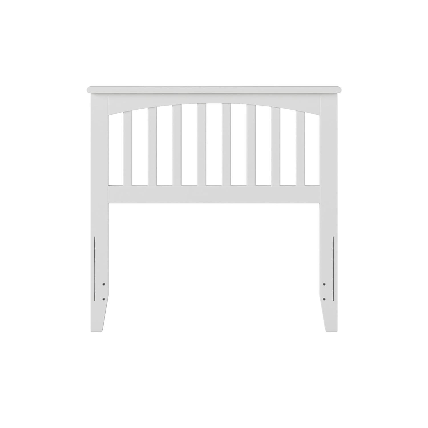 AFI Furnishings Mission Queen Headboard with Turbo Charger in White