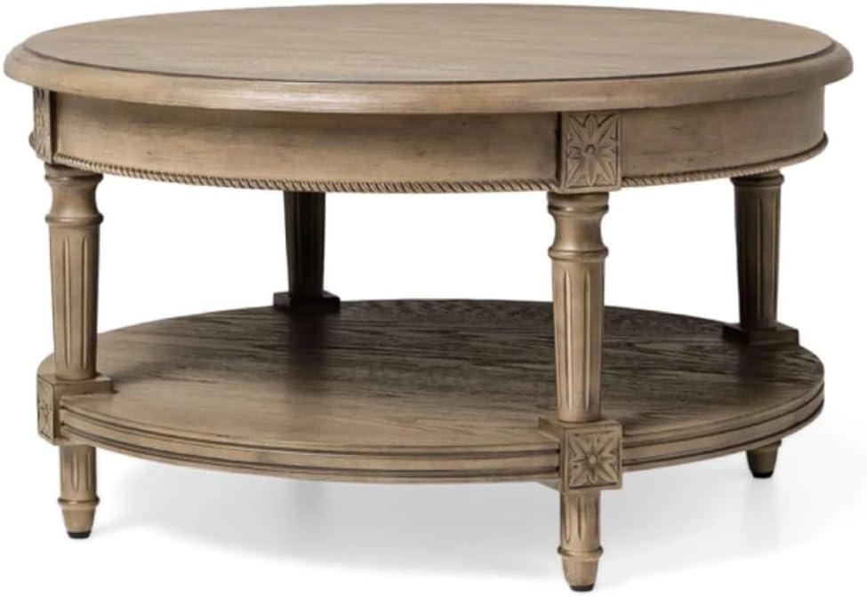 Maven Lane Maven Lane Pullman Round Wooden Coffee Table