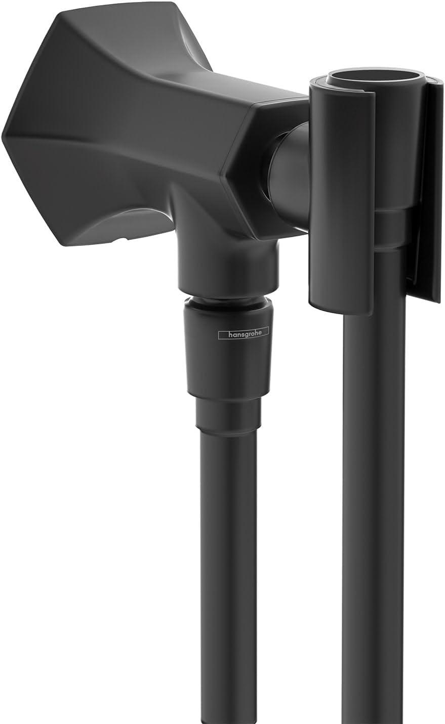 Hansgrohe Locarno Transitional Handshower Porter With Outlet In Matte Black, 04831670