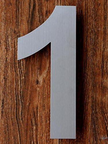 ModernStainlessHardware 6'' H Stainless Steel House Number