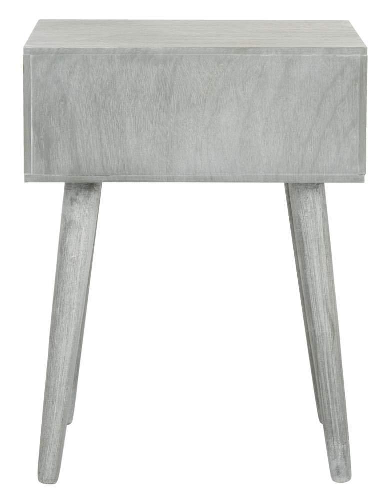 Lyle 1 Drawer Side Table - SlateGrey - Safavieh.