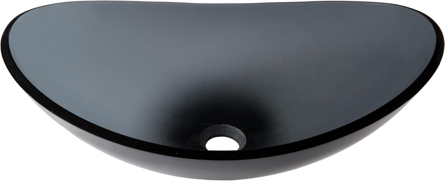 Novatto Glass Oval Bathroom Sink