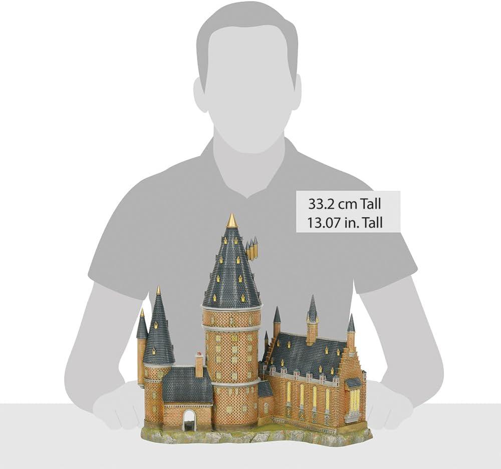 Department 56 Harry Potter Village Hogwarts Great Hall & Tower Lighted Village Building 13in H