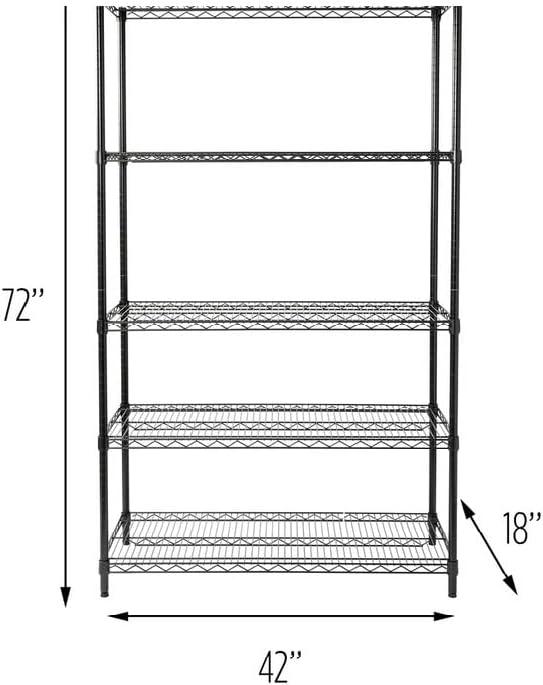 Bremond 42'' W Steel Shelving Unit