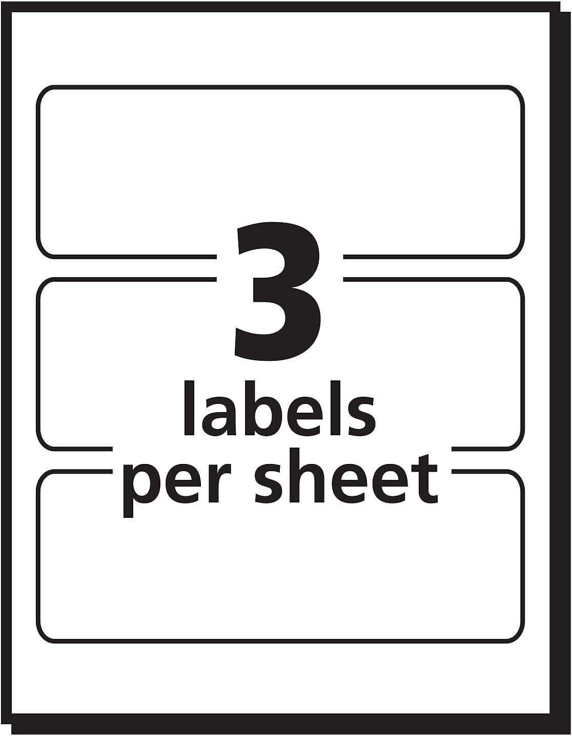 Avery Multiuse Labels, White, Removable Adhesive, 1-1/2" x 3", 150 Labels (5440)