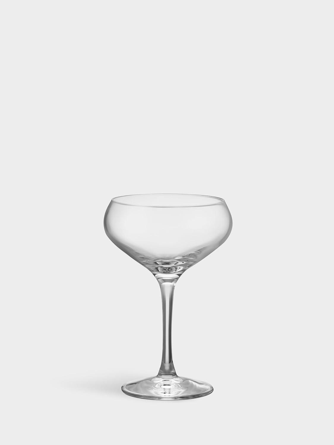 Orrefors Glass Coupe, Set of 4, 4 Count (Pack of 1), Clear