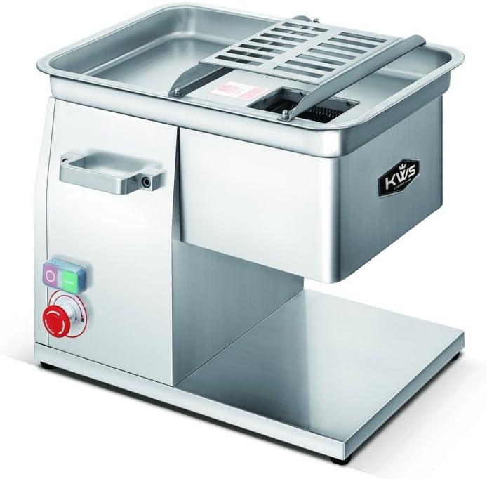 KWS SL-48 1320W 1.8HP Electric Stainless Steel Fresh Meat Cutter for Restaurant/Deli/Butcher Shop (13mm)(Blade Thickness Variation Available)