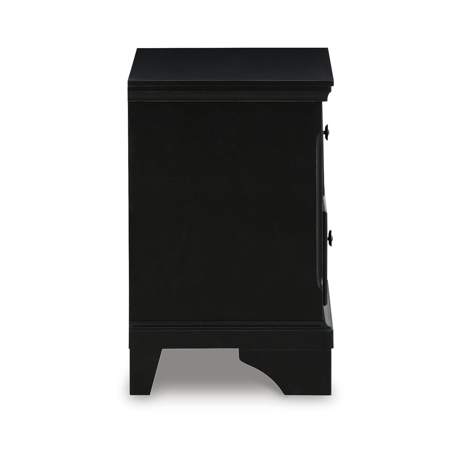Chylanta 2 - Drawer Nightstand in Black