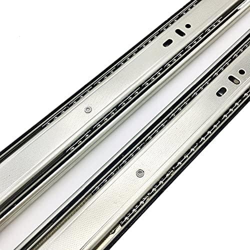 5 Pairs of 14 Inch Full Extension Drawer Slides Mount Ball Bearing Sliding