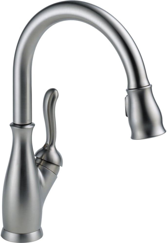 Leland Pull Down Sprayer Kitchen Sink Faucet, Single Handle Kitchen Faucet