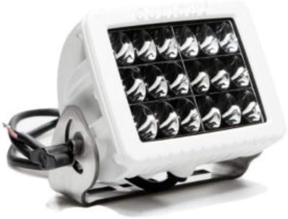 Compact Marine-Grade White LED Floodlight, 6000 Lumens