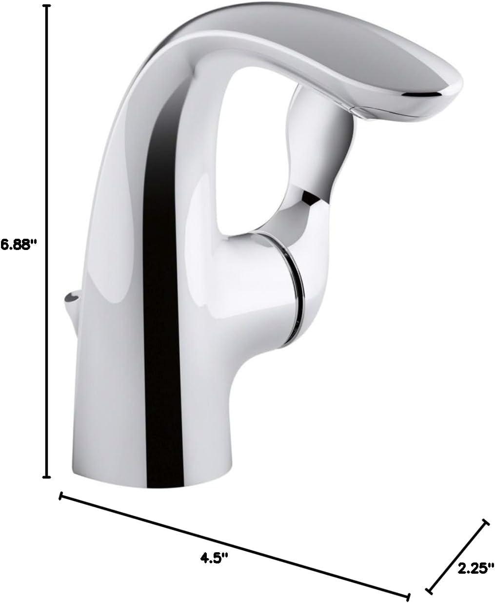 Refinia Single Hole Faucet Bathroom Faucet with Drain Assembly