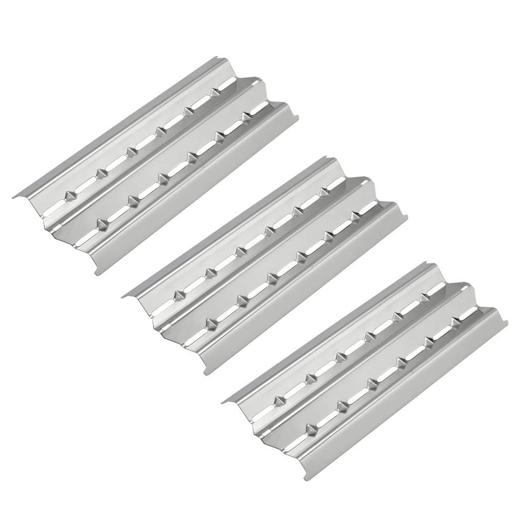 Broil King 18429 Flav-R-Wave Heat Plate Replacement Parts for Broil King Signet, Sovereign and Monarch Gas Grills, 13 3/4 inch x 5 7/8 inch, Stainless Steel, Set of 3, KS749