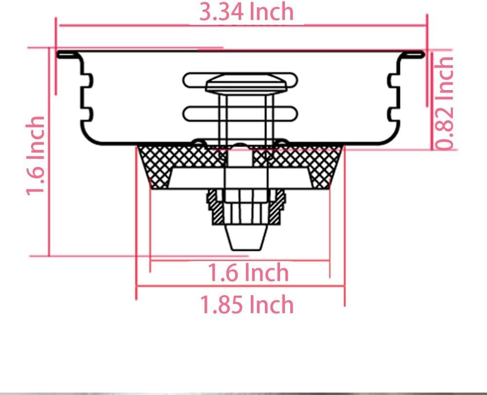 Universal Drain 30051 Kitchen Sink Strainer Basket