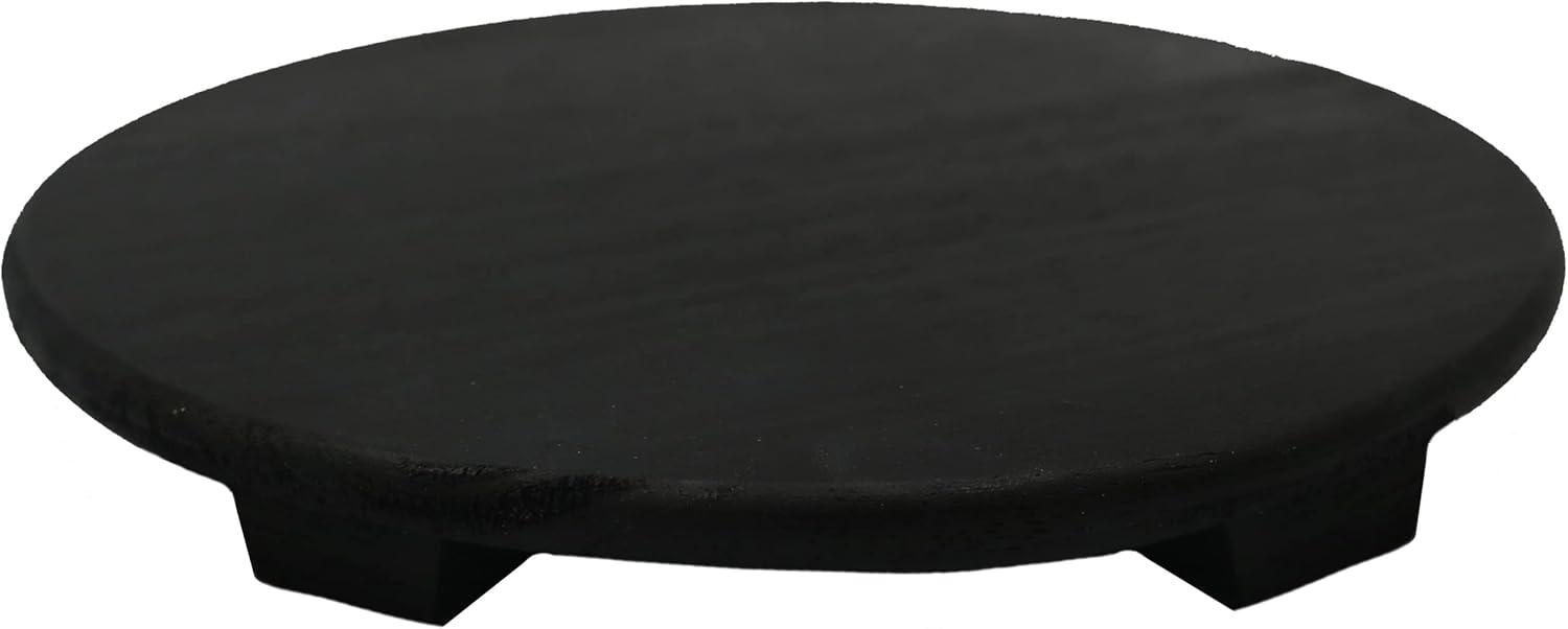 Sweet Water Decor Black Pedestal Stand - 8x8"