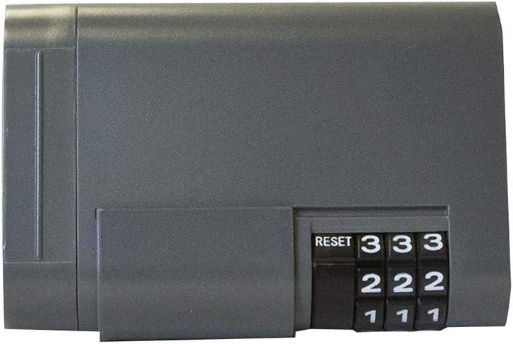 Extra-Large Gray Metal Touchpad Electronic Key Safe with Foam Insert