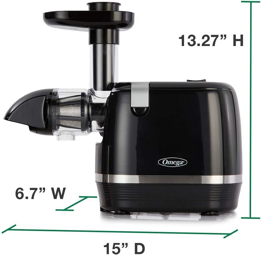 Omega H3000D Cold Press 365 Slow Masticating Juice Extractor Juicer, 150-Watts