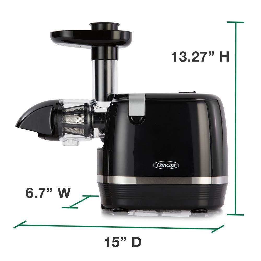 Omega H3000D Cold Press 365 Slow Masticating Juice Extractor Juicer, 150-Watts