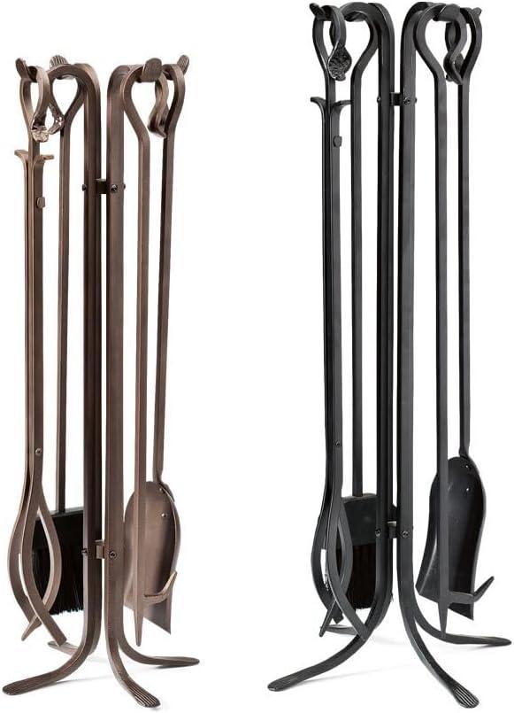 Plow & Hearth 5 Piece Fireplace Tool Set