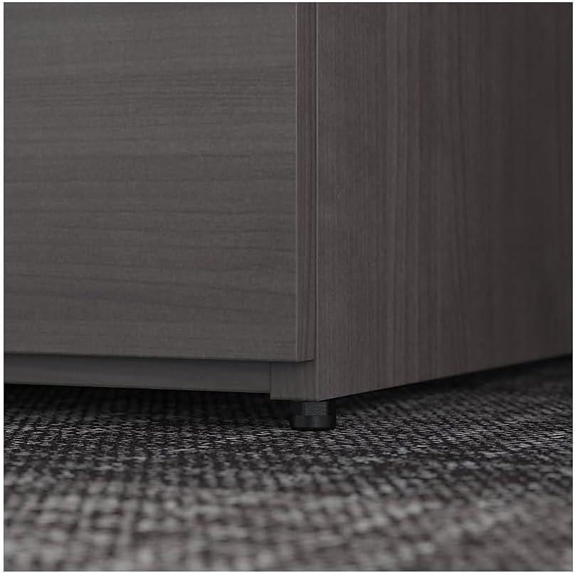 Storm Gray Vertical 2-Drawer Lockable Filing Cabinet