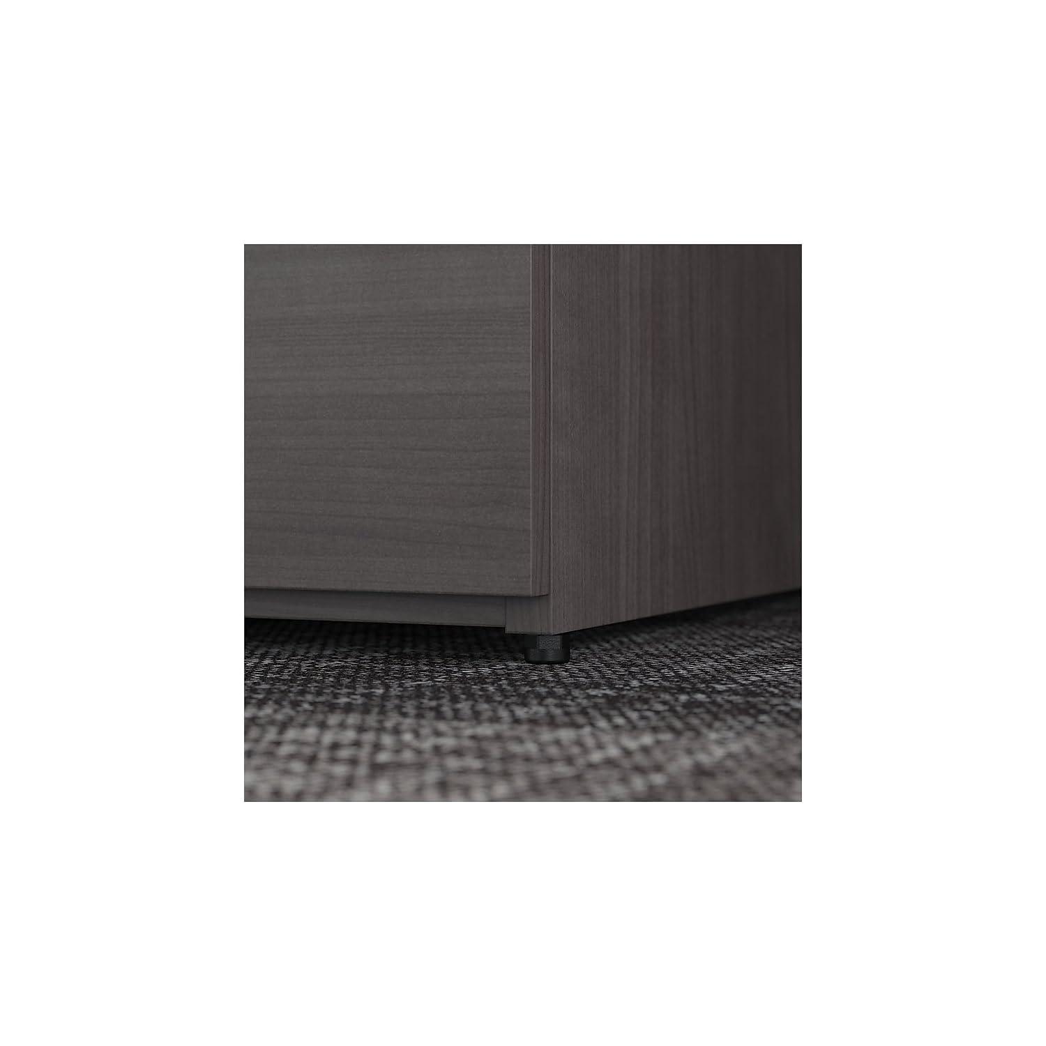 Storm Gray Vertical 2-Drawer Lockable Filing Cabinet