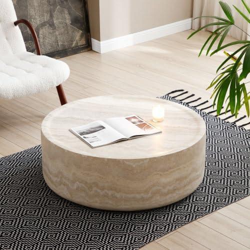 31.49" Coffee Tables For Living Room Round Tea Table