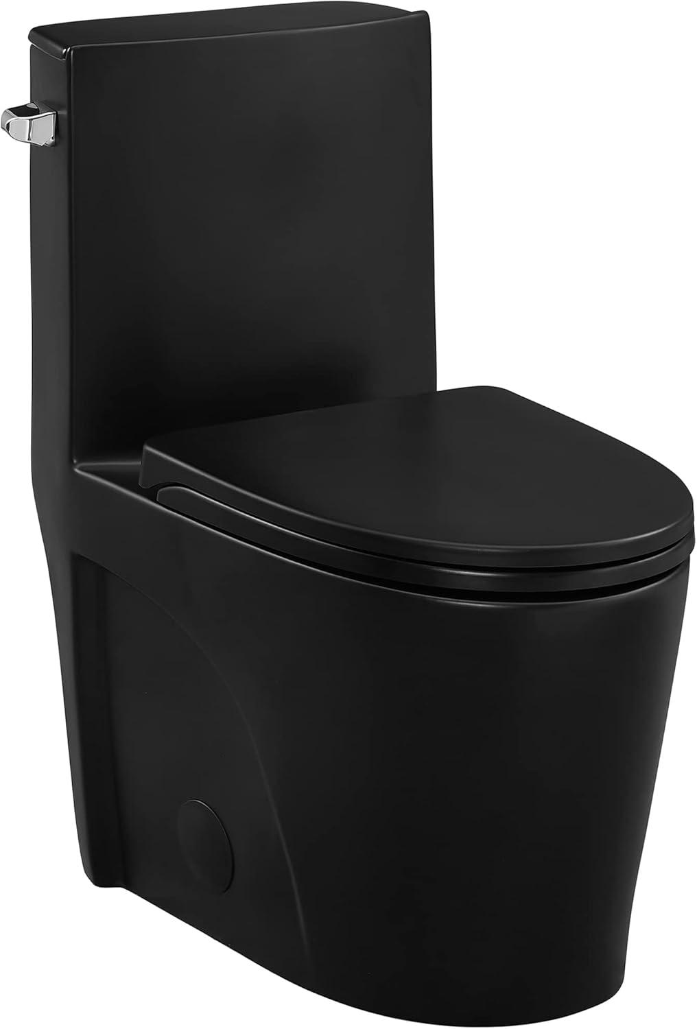 St. Tropez One Piece Elongated Toilet Dual Vortex Flush 1.6 GPF