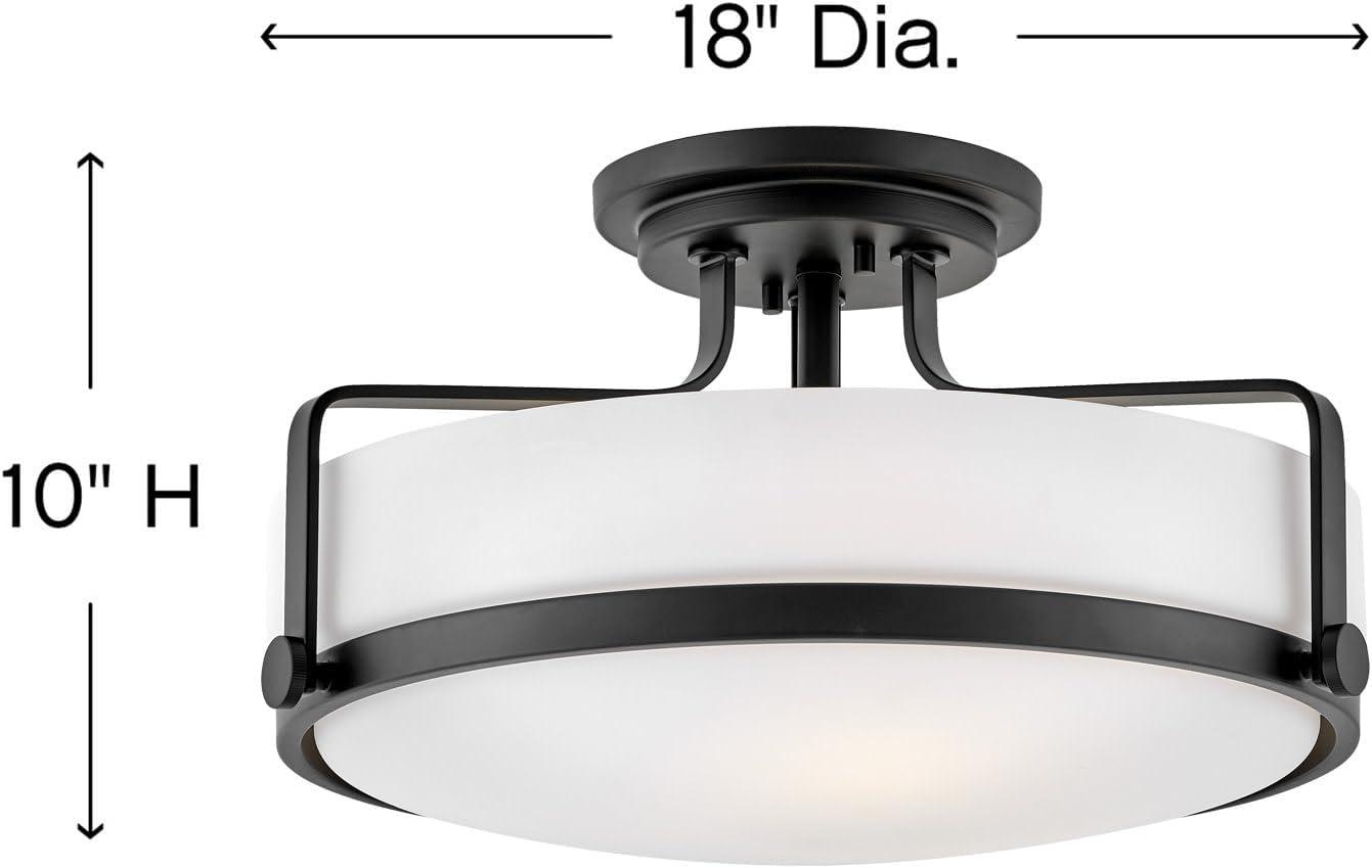 Harper 3 - Light 18" Semi Flush Mount