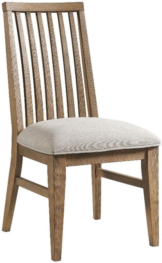 Intercon Furniture Landmark Wood Slat Back Chair in Oak (Set of 2)