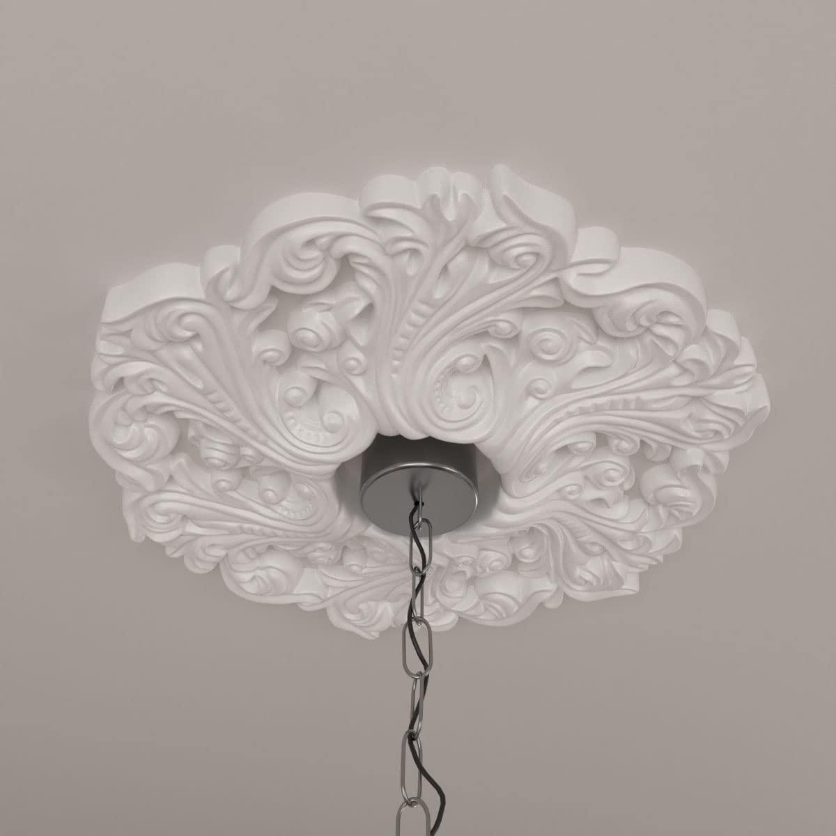 Ekena Millwork 19 5/8"OD x 4 3/4"ID x 1 3/4"P Orrington Ceiling Medallion (Fits Canopies up to 4 3/4")