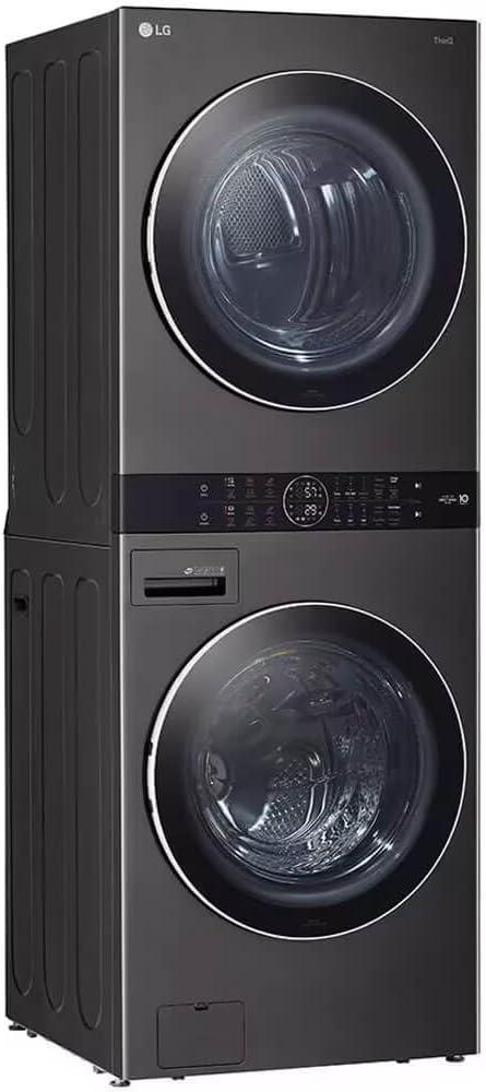LG Single Unit Front Load WashTower with Center Control 4.5 cu. ft. Washer and 7.4 cu. ft. Gas Dryer