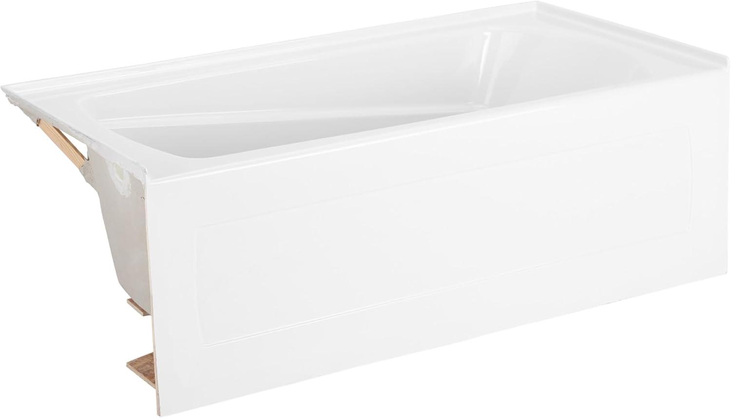 Signature Hardware Bradenton 60'' x 30'' Alcove/Tile In Soaking Acrylic Bathtub