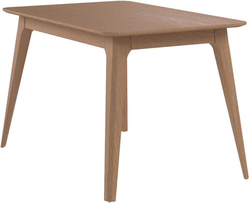 Gideon Dining Table - Natural Oak - Christopher Knight Home: Scandinavian Style, 4-Seat Rectangle, Rubberwood