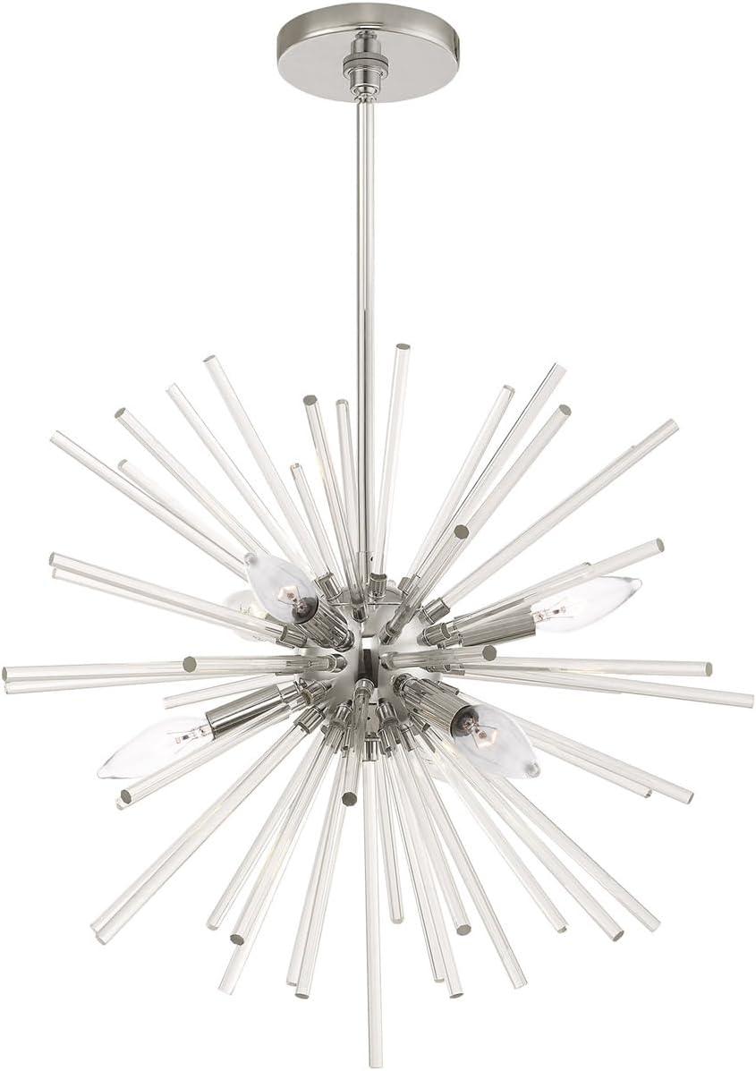 Livex Lighting Utopia 6 - Light Chandelier in  Polished Chrome