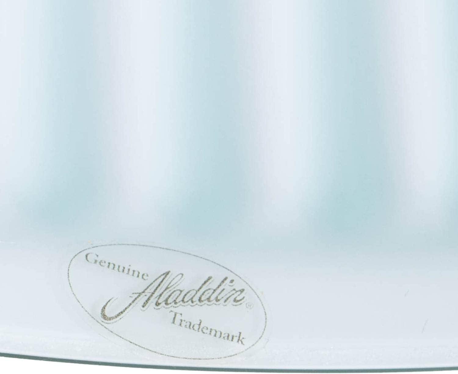 Aladdin Green Ribbed Glass Oil Lamp Shade, Elegant Vintage-Style Shade for Oil Lamps, Fits Aladdin Lamps, Adds Warmth and Charm to Home Decor, 10 inch