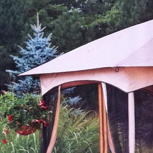 Garden Winds Replacement Canopy for The Crossman Hexagon Gazebo - Standard 350 - Beige - Will ONLY FIT Gazebo Model L-GZ076PST-1A-4