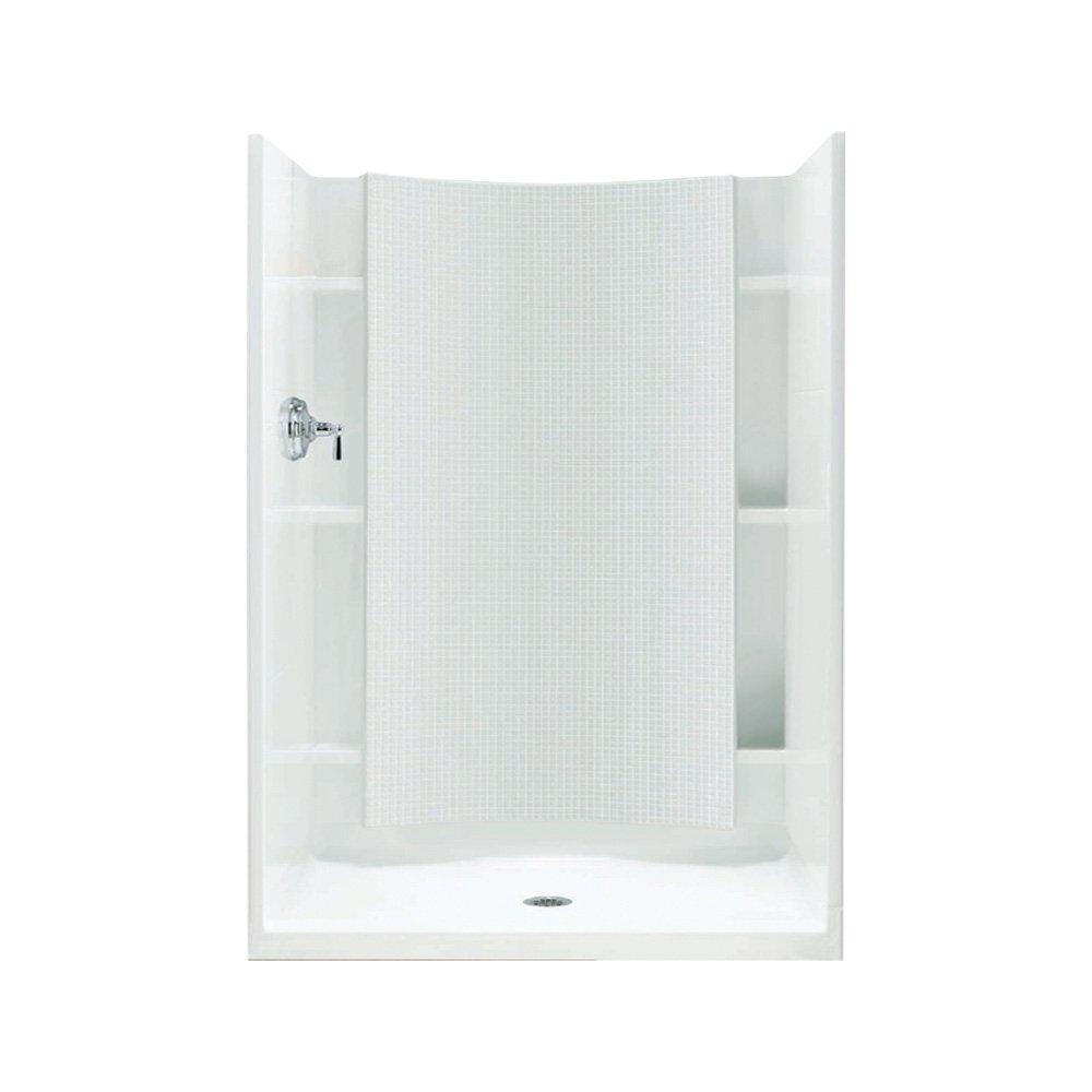 Accord White Vikrell 42" x 36" Four-Piece Shower Kit